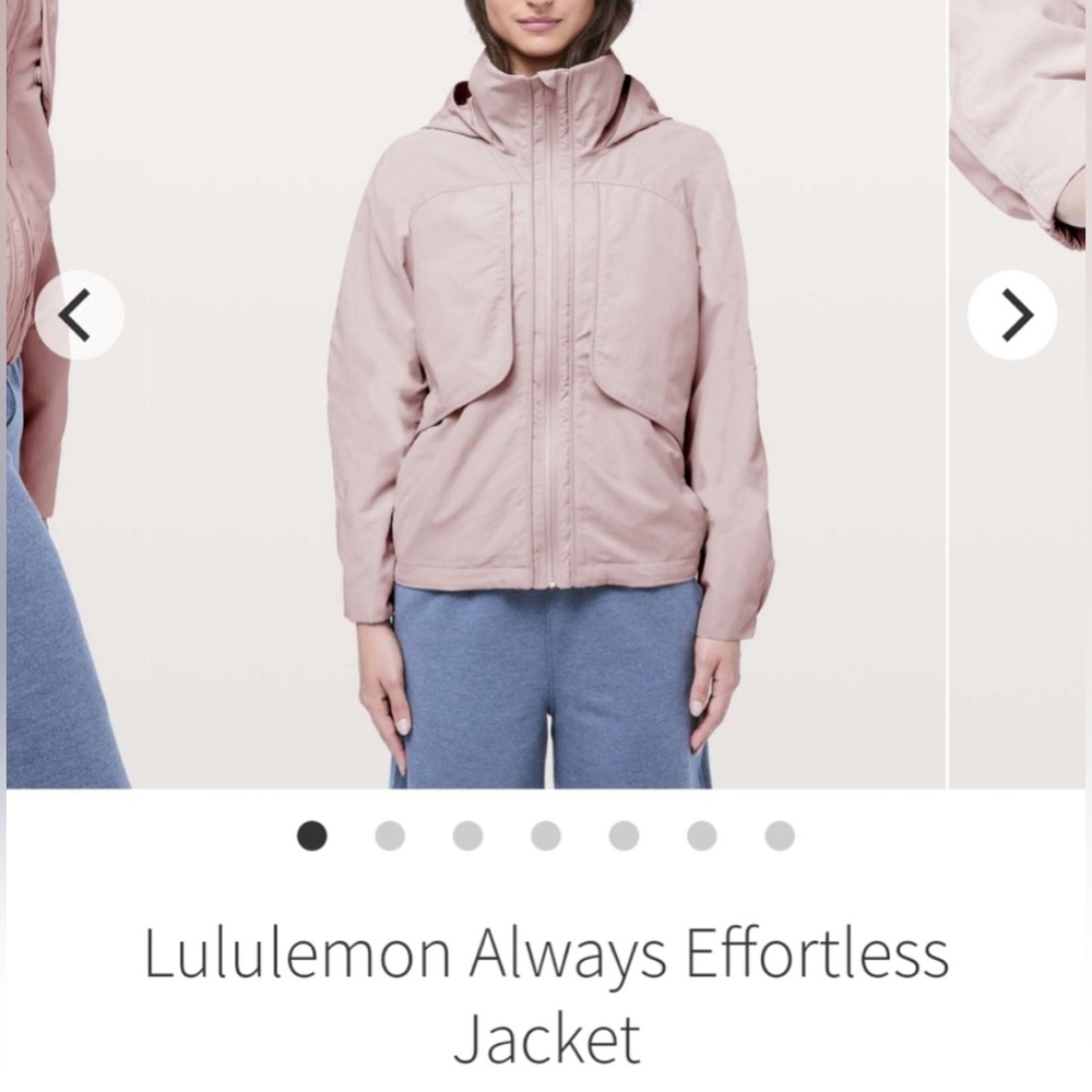 Lululemon Jacket Always Effortless Water Resistant Hidden Pocket Outdoor *flaws*
